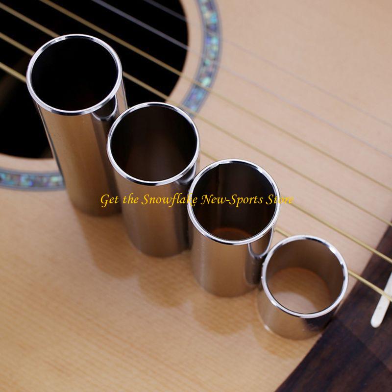 Guitar Slide Tube - E56D Zylindrischer Schieber aus Edelstahl, Wartungswerkzeug
