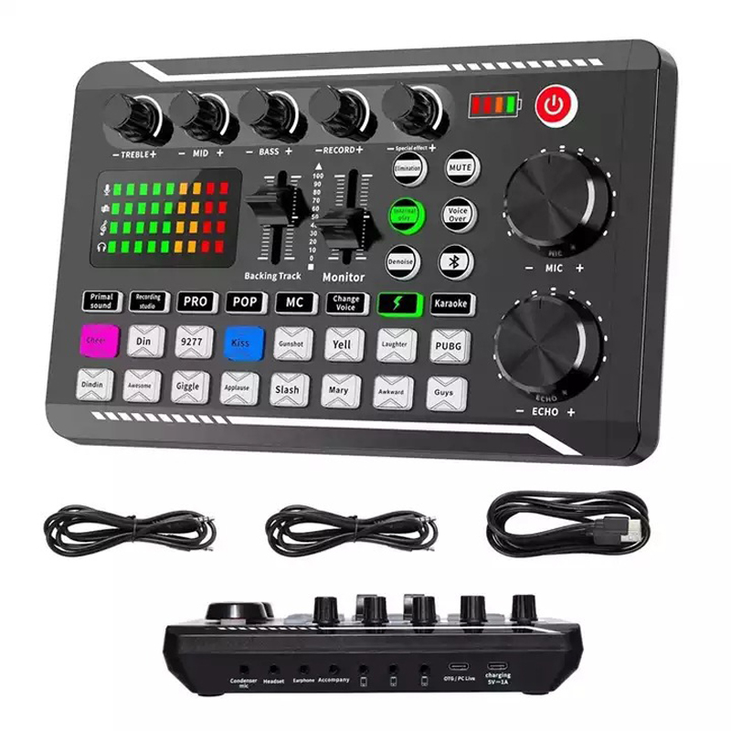 Audio Music Tiktok - F998 Live Soundkarte Audio Tuner Höhen