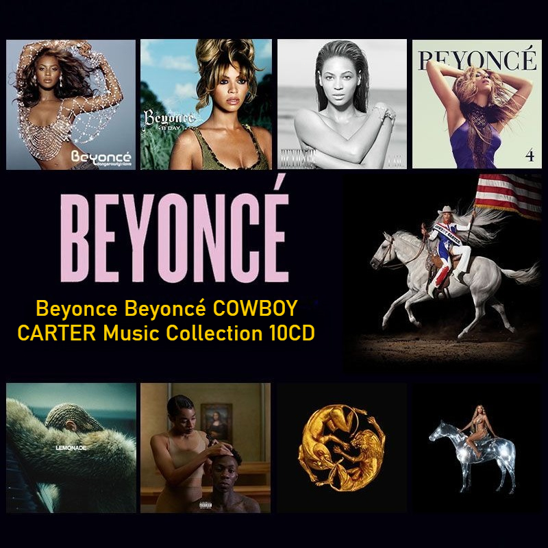 Audio To Music - Beyoncé 10-CD Musikalbum-Sammlung, Nur CDs, Verlustfreie