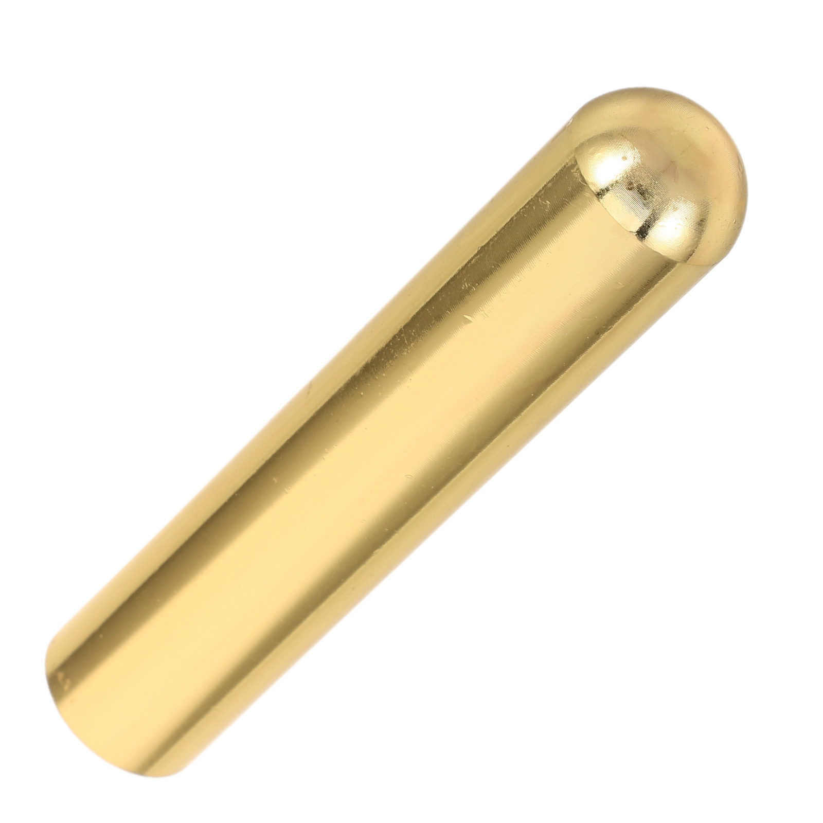 Guitar Slide Tube - Massiver Stahl-Gitarren-Slide mit Goldener Oberfläche, Zylinderrohr-Slide