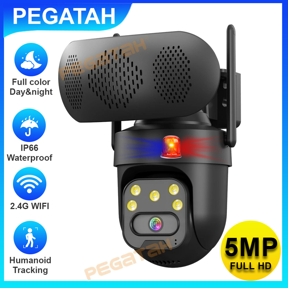 Audio Music Track - 5MP IP Kamera Outdoor 2,4G WiFi