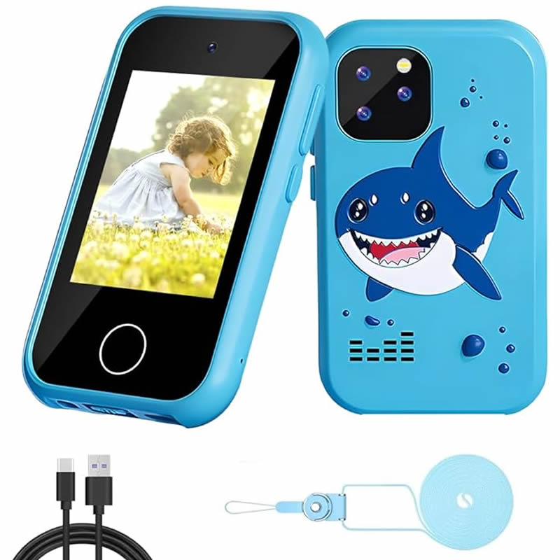 Metronome Digital - Digitalkamera Kinder-Smartphone MP3-Player Kamera-Spielzeug Touchscreen Einhorn