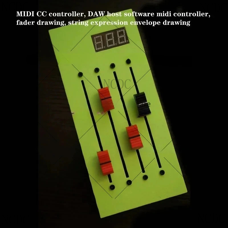 Audio Music Track - 4-spuriger 12-Kanal-MIDI-Controller mit Fader- und Expression-Steuerung