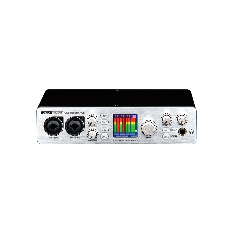 Audio Music Track - Externe USB-Soundkarte, Aufnahmestudio, Anordnung von Musikinstrumenten,