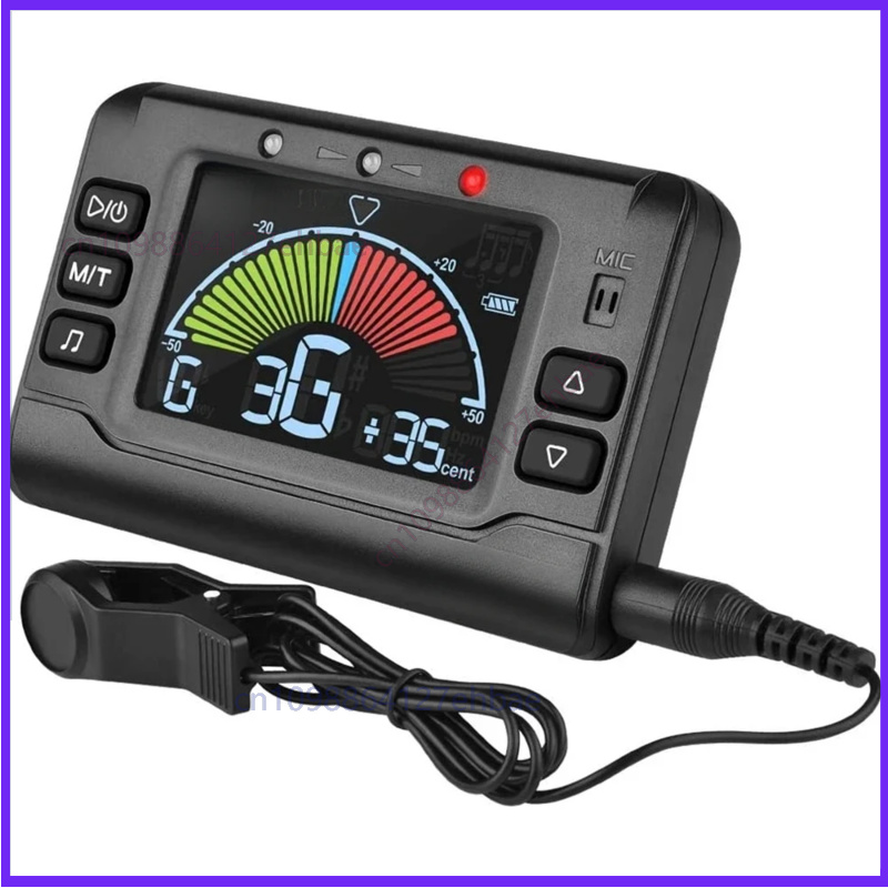 Metronome Digital - Musedo MT-41 Wiederaufladbarer Gitarren-Universal-Elektronik-Digitaltuner, Metronom, Tongenerator,