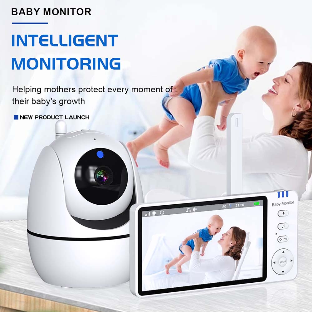 5-Zoll-Video-Babyphone, drahtl – Audio Music Videos Bewertung und Preis