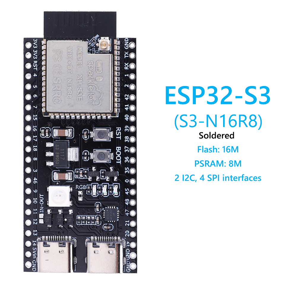 ESP32 S3 N16R8 N8R2 Dual Typ-C – Audio Music Converter Bewertung und Preis
