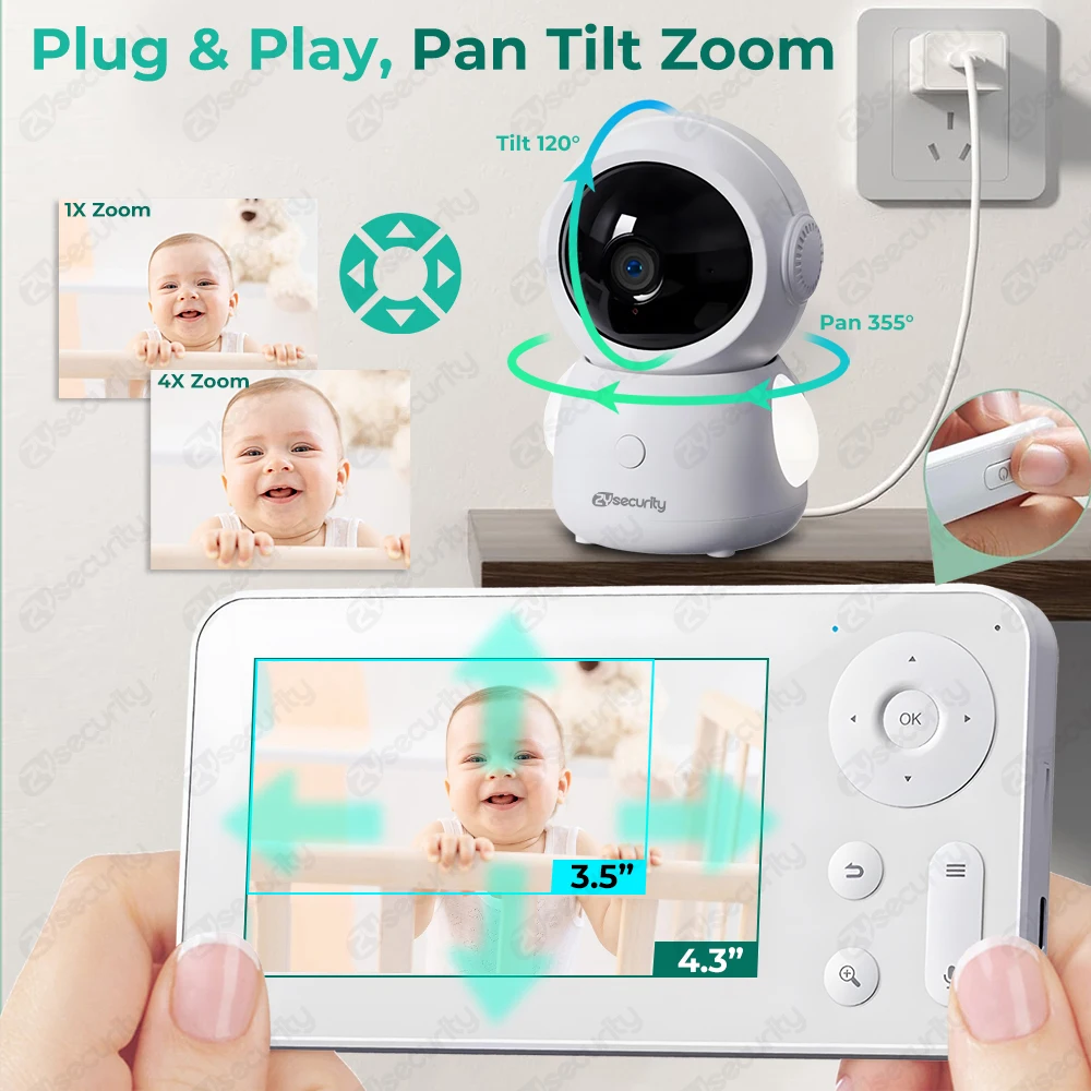 2K WiFi-Babyphone mit Bildschi – Audio Music Track Bewertung und Preis