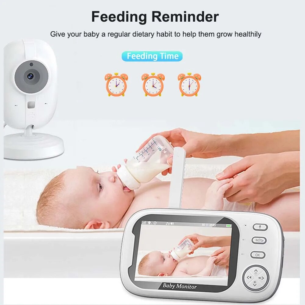 3,5'' Video Baby Monitor 2,4G  – Audio Music Videos Bewertung und Preis