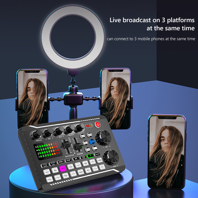 F998 Live Soundkarte Audio DJ  – Audio Music Tiktok Bewertung und Preis