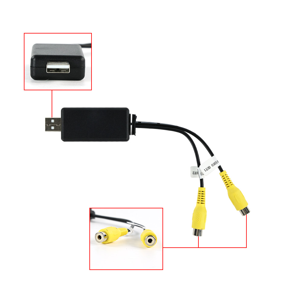 USB Zu CVBS RCA Video Ausgang  – Audio Music Converter Bewertung und Preis