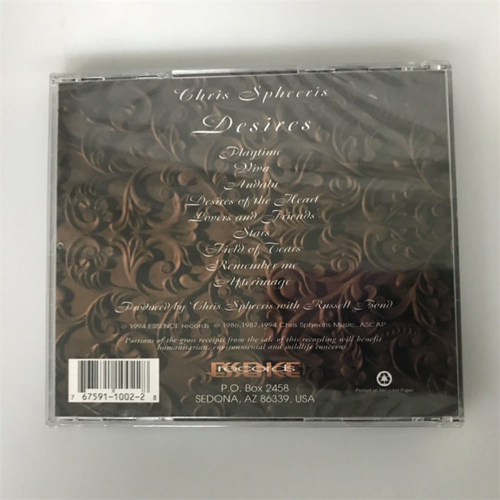 CD 'Desires' von Chris Spheeri – Audio To Music Bewertung und Preis