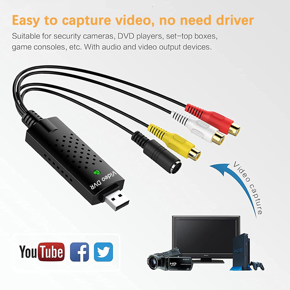 USB-Videoaufnahmekarte Easy Ca – Audio Music Converter Bewertung und Preis
